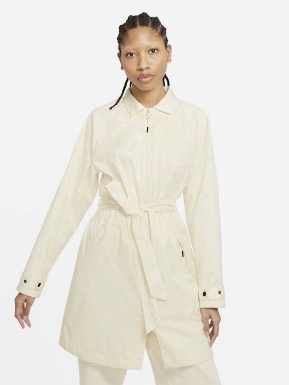 NWT Nike Sportswear Windrunner Woven Trench Belted Jacket XXL